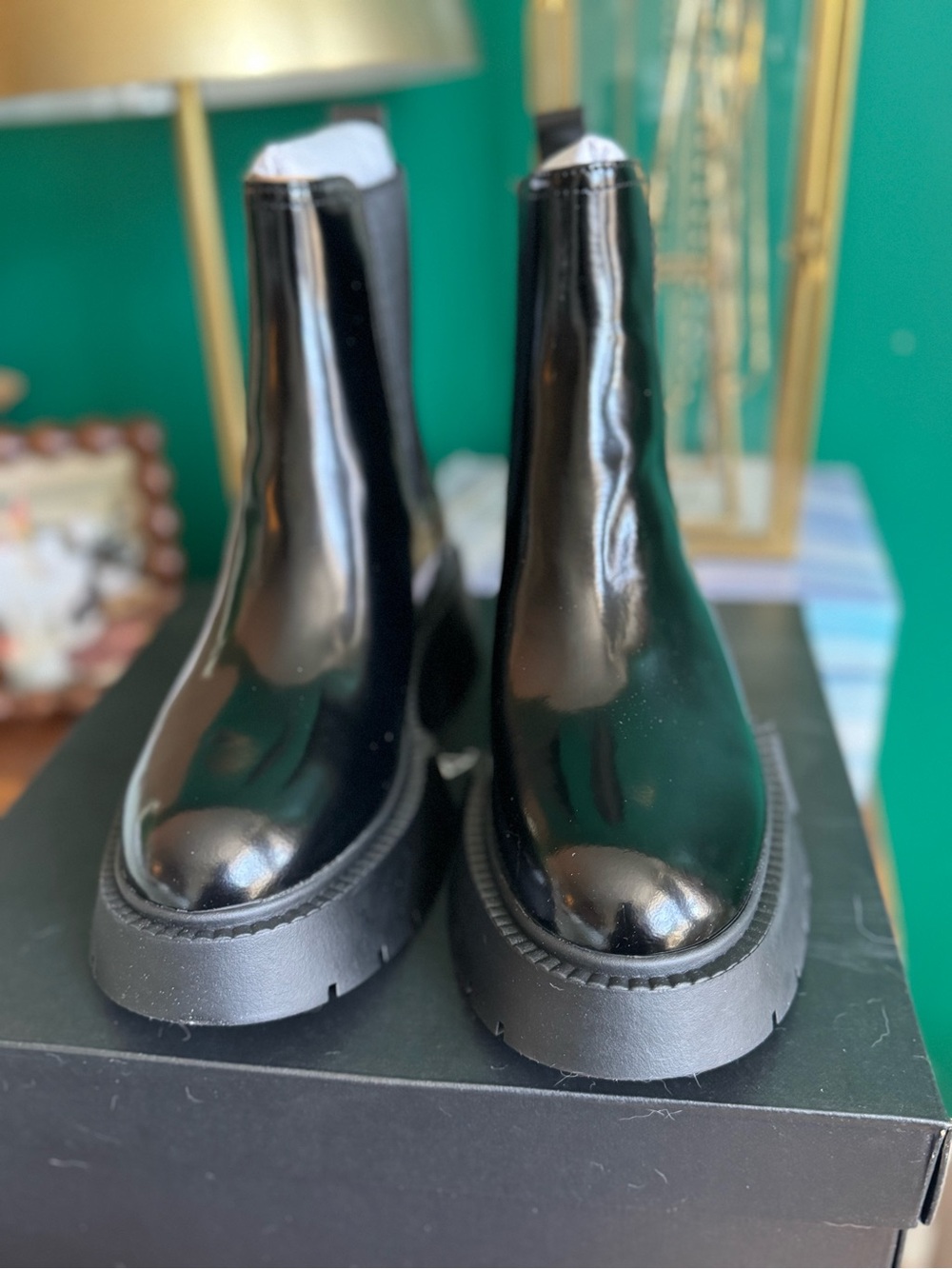 COACHWomen's Leah Platform Pull-On Chelsea Booties US 7.5 - Picture 3 of 6